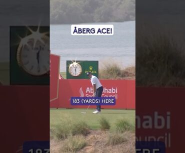Åberg's hole-in-one! 👑