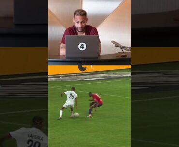 Even Neymar is shocked by Barcola 😳🥵 #Ligue1 #Ligue1McDonalds #PSG #Paris #Barcola #Neymar #psg g