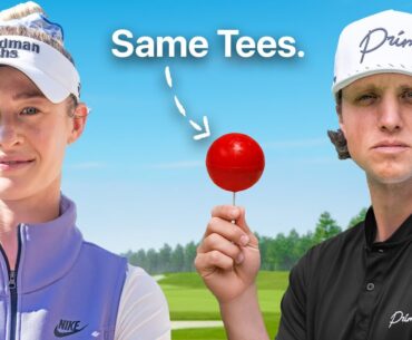 Can I Beat Nelly Korda From the Same Tees?