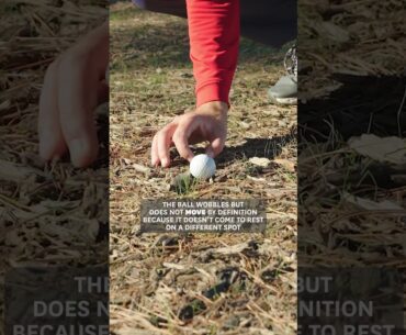 Is it a penalty if your ball wobbles? | USGA Rules of Golf