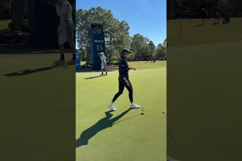 Play a Par 3 at my LPGA Tour Debut! #golf #lpga #shorts