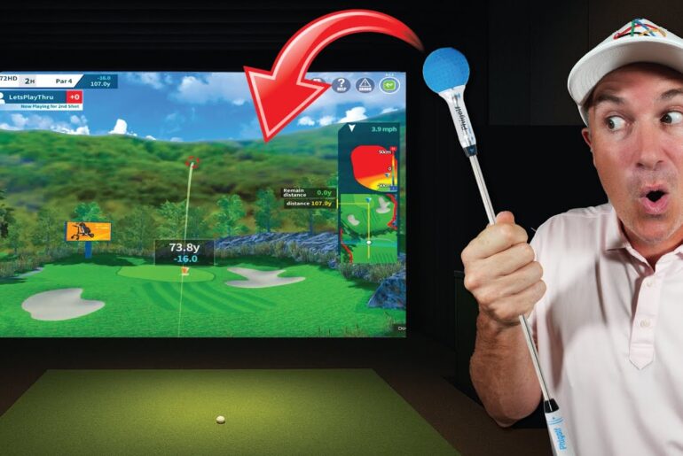World‘s SMALLEST & CHEAPEST Golf Simulator