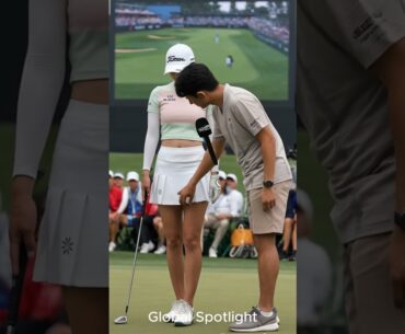 You Won’t Believe What the Tallest Golfer Did During Her Interview 💥#golf #short #tallwomen #sports