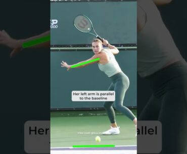 Aryna Sabalenka's Forehand Power Keys💥