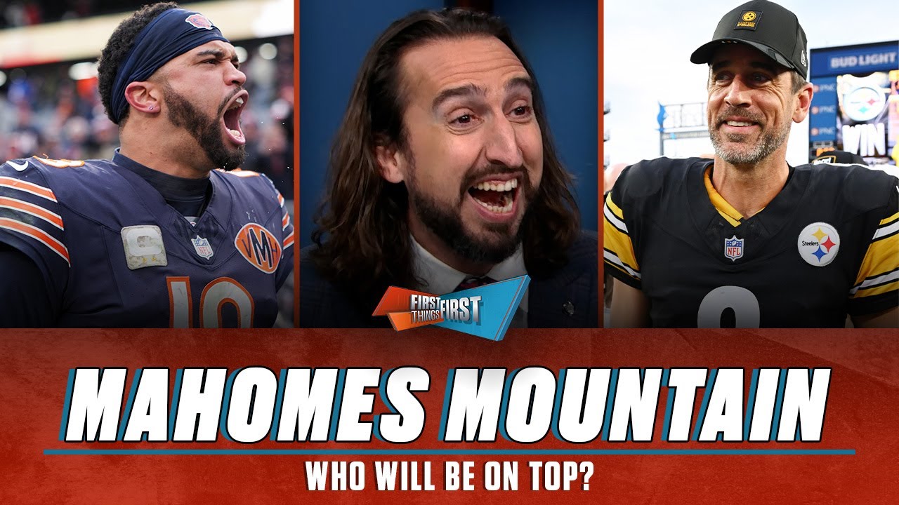 Caleb Williams climbs, Aaron Rodgers falls, Is Patrick Mahomes on top of Mahomes Mountain? | FTF Caleb Williams climbs, Aaron Rodgers falls, Is Patrick Mahomes on top of Mahomes Mountain? | FTF