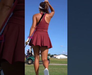 Amazing Golf Swing you need to see | Golf Girl awesome swing | Golf shorts | Jess Negromonte