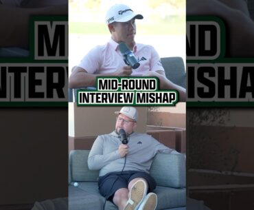 Collin Morikawa asked for an easy walk-and-talk, but they gave him one of the hardest holes instead.