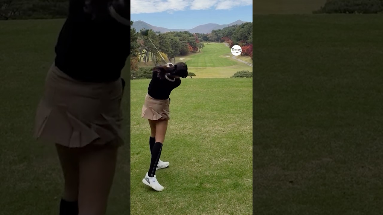 부산의 가을을 녹이다🍁 여신 강림 ❤️ | KLPGA 류이채(Ichae Ryu) #골프레슨_삼성동 부산의 가을을 녹이다🍁 여신 강림 ❤️ | KLPGA 류이채(Ichae Ryu) #골프레슨_삼성동
