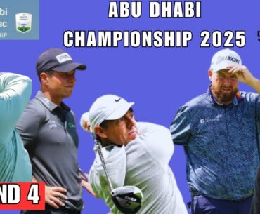 Round 4 GOLF  | Abu Dhabi Championship 2025 – Fleetwood vs Rai Showdown!