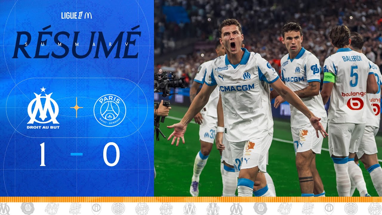 OM 1-0 PSG | Le résumé de la victoire 🔥 OM 1-0 PSG | Le résumé de la victoire 🔥