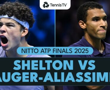 Ben Shelton Faces Felix Auger-Aliassime ⚔️ | Nitto ATP Finals 2025 Highlights