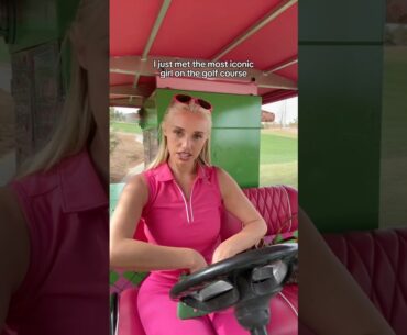 Love her #cartgirl #golf #golfgirls #golfers #golfer #golflife #barbie #golfhumor #golfgear #girls