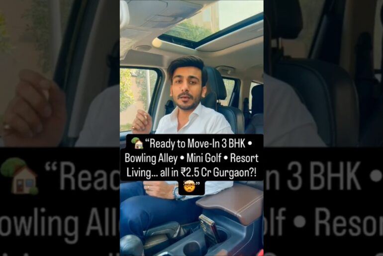 3 BHK • Bowling Alley • Mini Golf Course• Resort Living… all in ₹2.5 Cr Gurgaon?! 🤯”#gurgaon #india