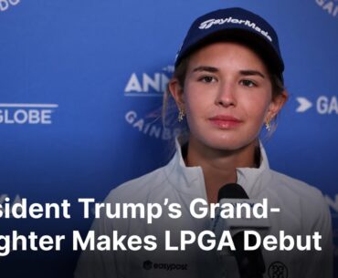 WATCH: Kai Trump Makes LPGA Debut Amid Struggles in The Annika Tournament | AD1B