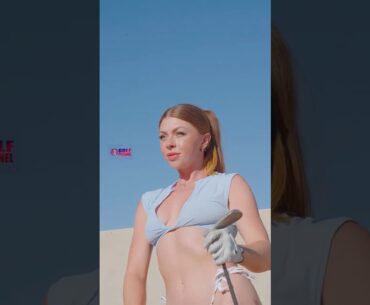 The Sexiest Golf Game You’ll Ever See! 🔥 💃⛳ | Claire Bear