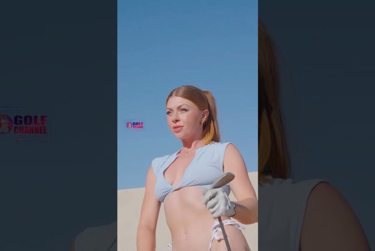 The Sexiest Golf Game You’ll Ever See! 🔥 💃⛳ | Claire Bear