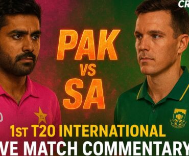 PAKISTAN vs SOUTH AFRICA 1st T20I LIVE COMMENTARY | PAK vs SA LIVE CRICKET MATCH