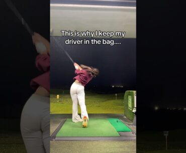 I’d call that a high fade? 😂 #golf