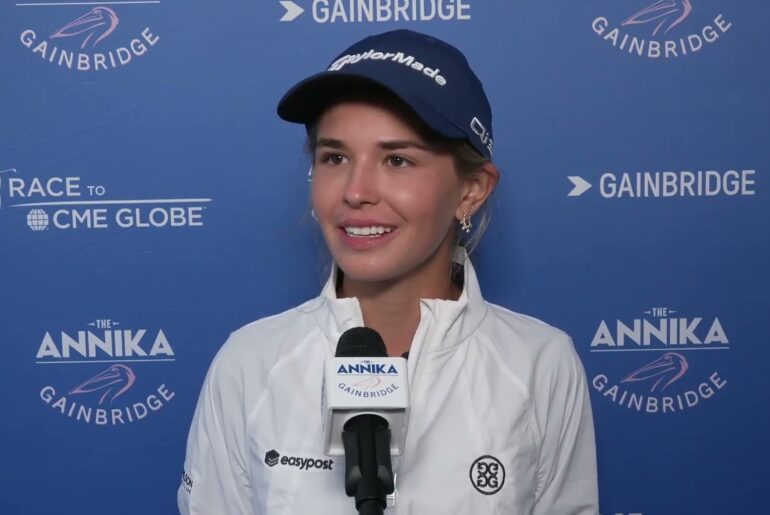 Kai Trump Makes Waves at LPGA Debut Amid Media Buzz | Youngest in THE ANNIKA Field