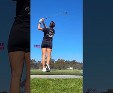 Amazing Golf Swing you need to see | Golf Girl awesome swing | Golf shorts | KAROL PRISCILLA