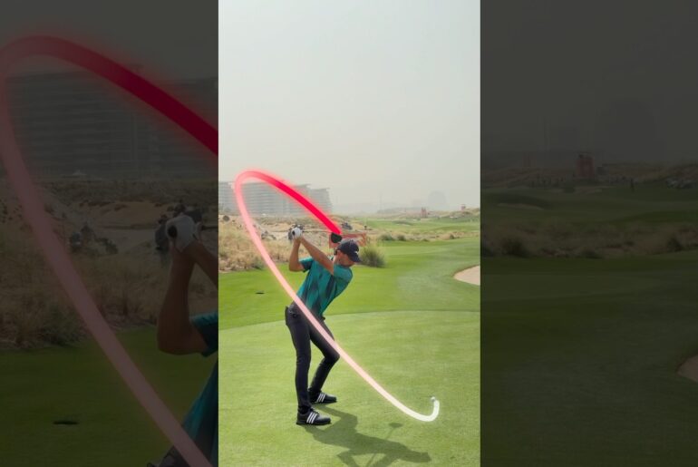 Marco Penge golf swing on Shot Tracer app.