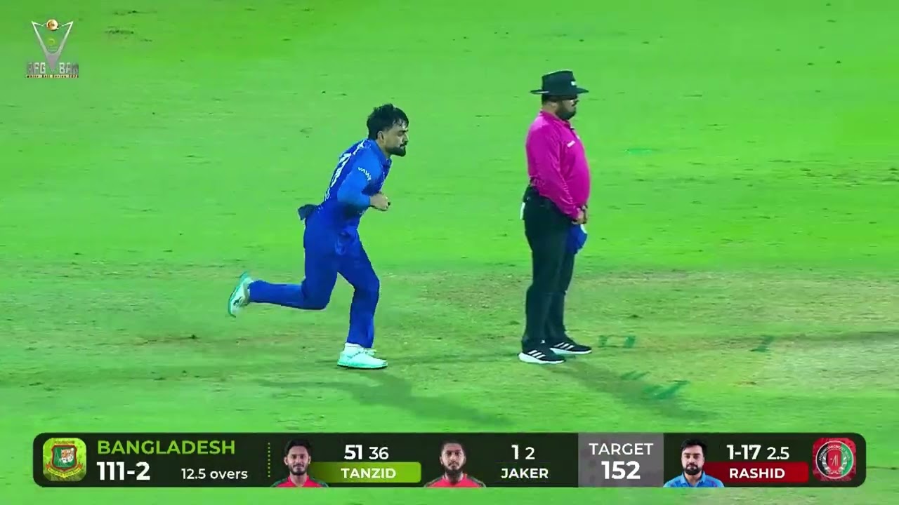 Rashid Khan took two wickets in one over | AFG v BAN 2025 | UAE | ACB Rashid Khan took two wickets in one over | AFG v BAN 2025 | UAE | ACB