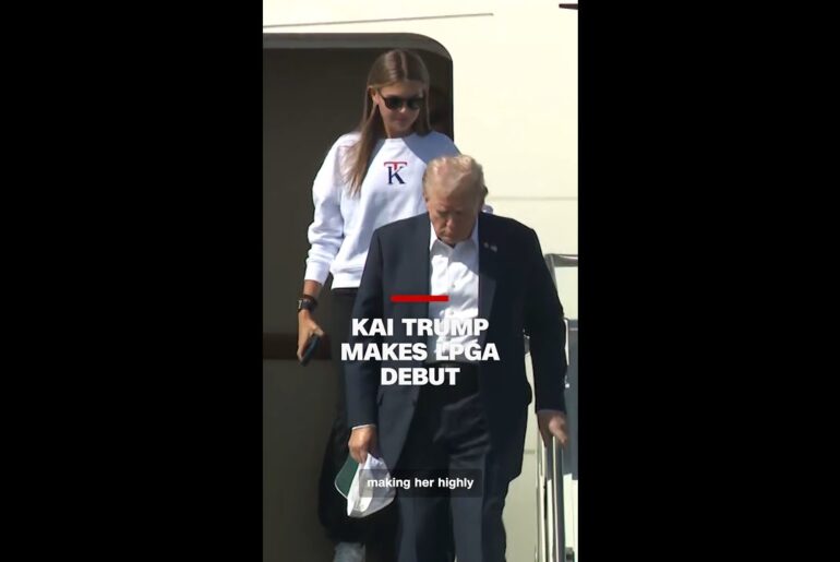 Kai Trump makes LPGA debut