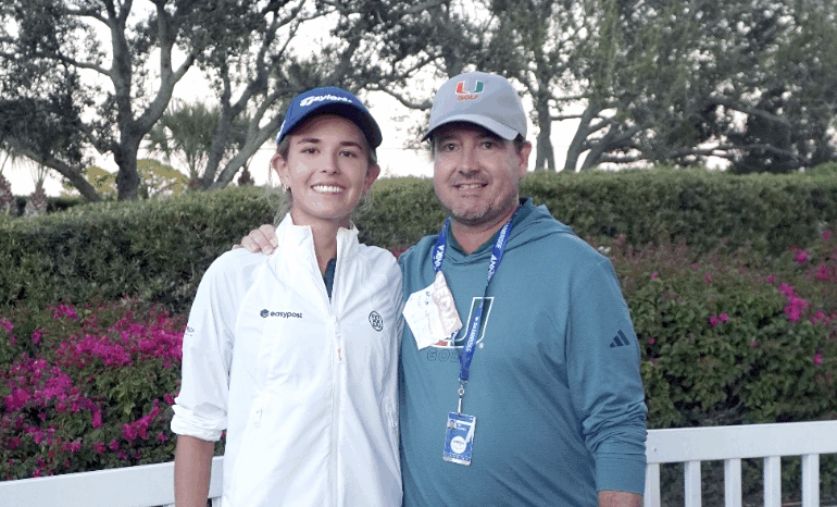 Kai Trump makes LPGA debut; Miami coach praises poise and potential