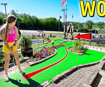 This Mini Golf Course is HUGE!