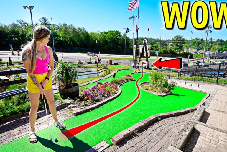 This Mini Golf Course is HUGE!
