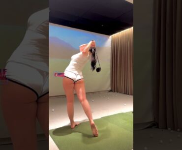 Amazing Golf Swing you need to see | Golf Girl awesome swing | Golf shorts | Kim Eun Sunn