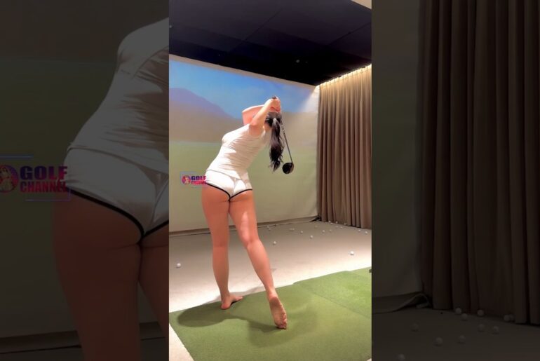 Amazing Golf Swing you need to see | Golf Girl awesome swing | Golf shorts | Kim Eun Sunn