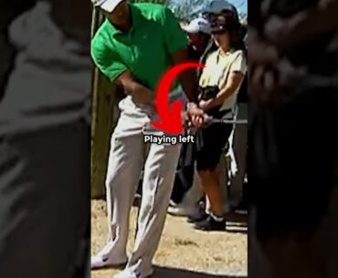 Why Tiger Woods Went Left-Handed 😱⛳