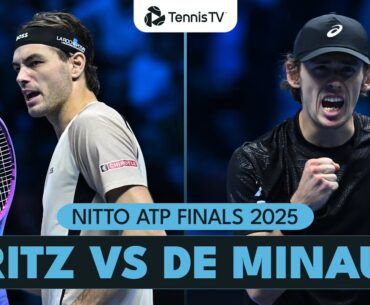 Taylor Fritz vs Alex De Minaur HIGH STAKES Match | Nitto ATP Finals 2025 Highlights