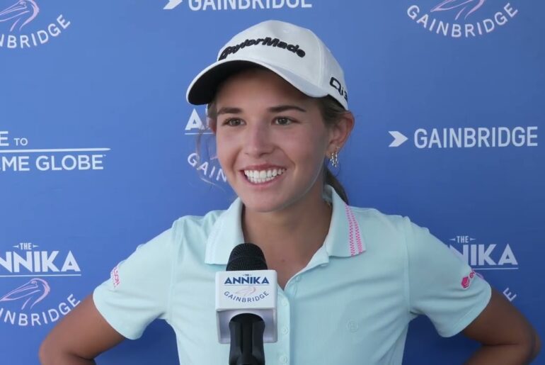 Kai Trump Follows Opening 83 with 75 to Finish Distant Last in LPGA Tour Debut