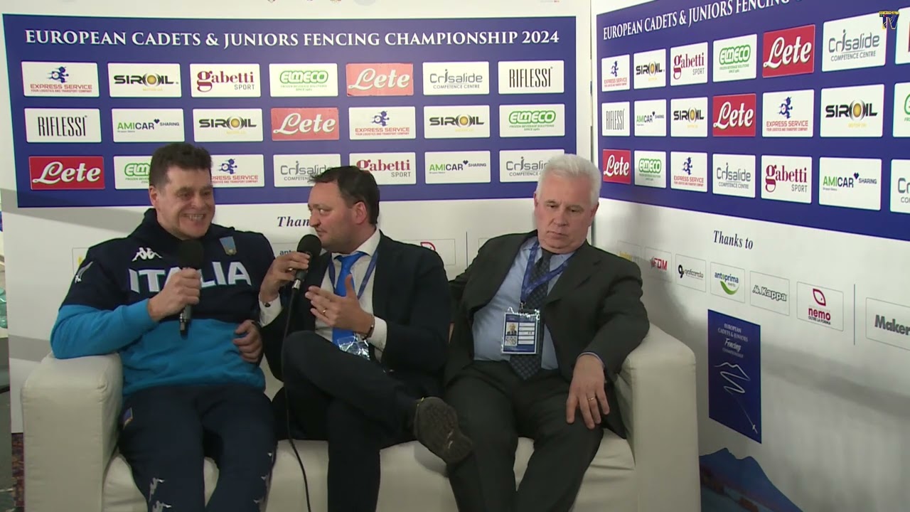Europei Cadetti e Giovani Napoli 2024 intervista a Paolo Azzi e Fabrizio Villa Europei Cadetti e Giovani Napoli 2024 intervista a Paolo Azzi e Fabrizio Villa