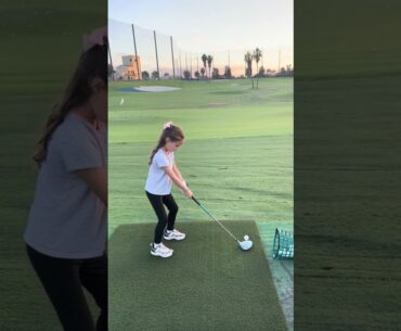 🌞 Early Morning Driving Range Session #golfgirl #golf #golfswing #girlgolfer #golfer #ladygolfer