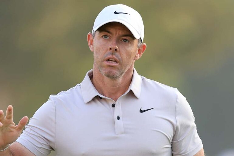 Rory McIlroy shares lead in Dubai, closes in on fourth straight DP World Tour Championship