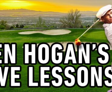 Hogan Says You Will Break 80 in 6 Months by Following "Ben Hogan's Five Lessons." Let's Try It!