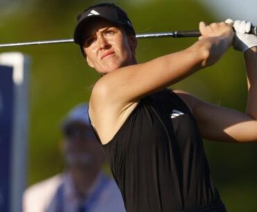 Linn Grant with 65 takes a 1-shot lead on LPGA