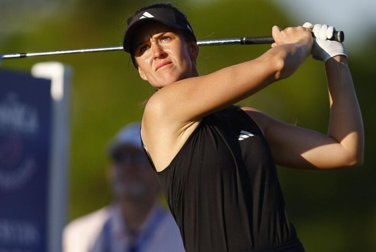 Linn Grant with 65 takes a 1-shot lead on LPGA