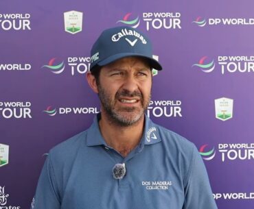 Declaraciones de Jorge Campillo tras la primera jornada del DP World Tour Championship