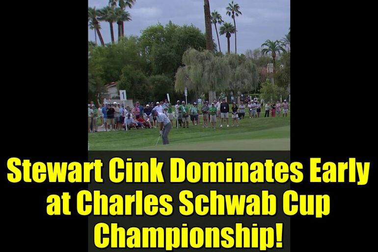 Stewart Cink Dominates Early at Charles Schwab Cup Championship!