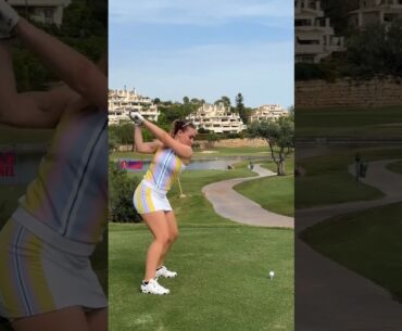 Amazing Golf Swing you need to see | Golf Girl awesome swing | Golf shorts | LIV COOKE