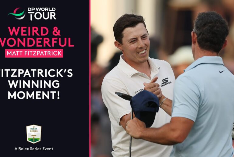 Matt Fitzpatrick Wins in a Play-Off Against Rory McIlroy | 2025 DP World Tour Championship