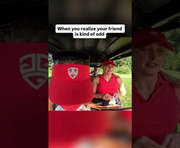 When you realize your friend is kind of odd… #noobsplaygolf #golfcourse #golfer #golfdomgolf