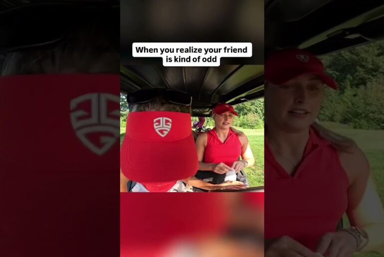 When you realize your friend is kind of odd… #noobsplaygolf #golfcourse #golfer #golfdomgolf