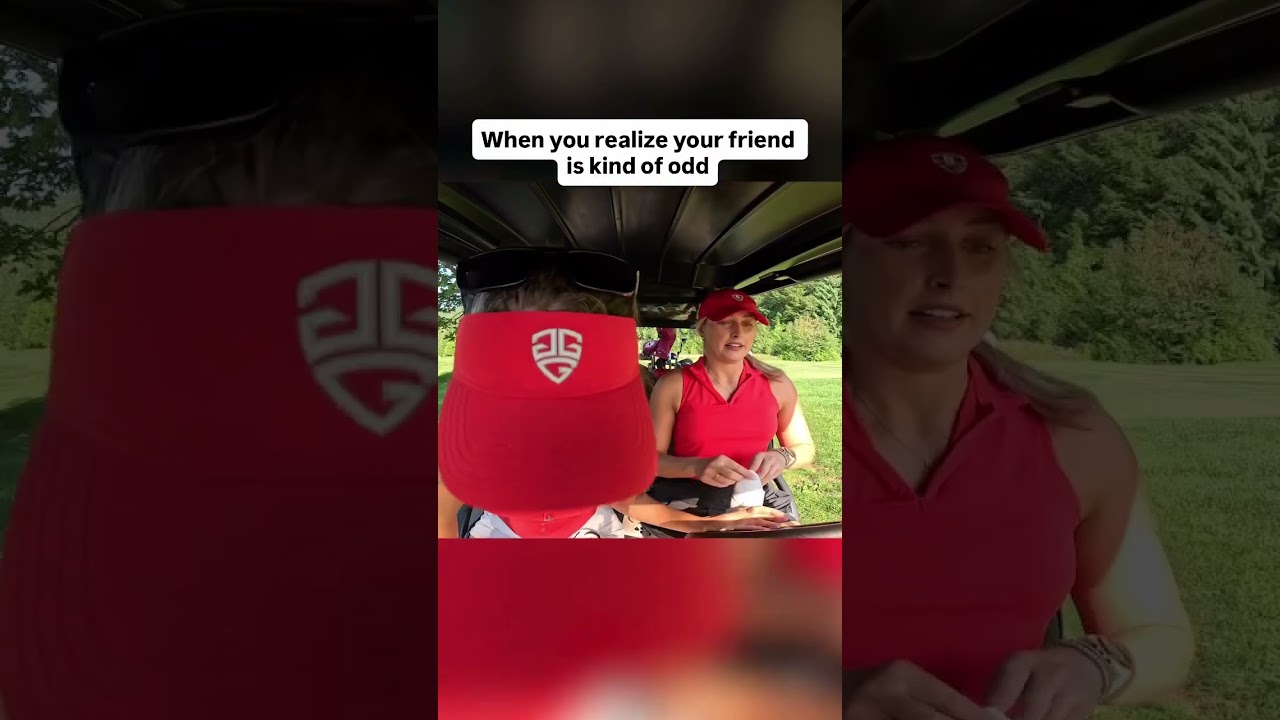 When you realize your friend is kind of odd… #noobsplaygolf #golfcourse #golfer #golfdomgolf When you realize your friend is kind of odd… #noobsplaygolf #golfcourse #golfer #golfdomgolf