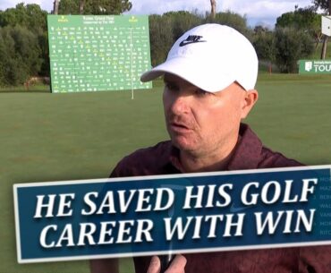 James Morrison Was Set To Retire- Instead Won Rolex Grand Final And Is Heading Back To DP World Tour