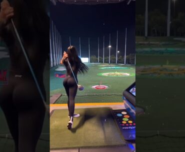 Amazing Golf Swing you need to see | Golf Girl awesome swing |  Aishah Sofey AND Sophie Rain